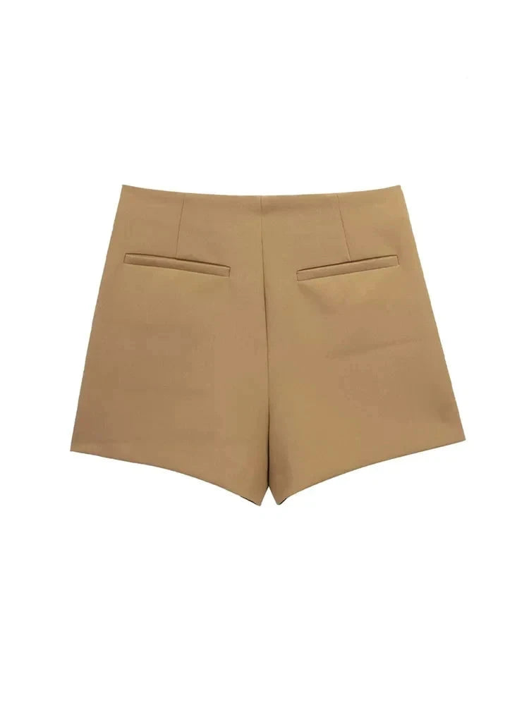 Pareo Style Asymmetric Shorts Skirts